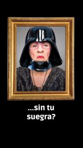 que la suegra te acompañe